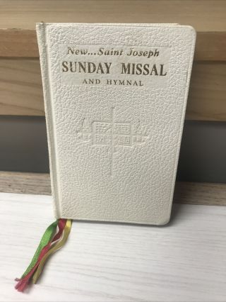 Vintage 1966 St Joseph Sunday Missal & Hymnal,  Catholic Prayer Book