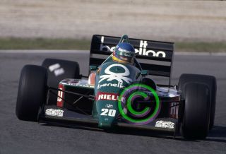 Racing 35mm Slide F1 Gerhard Berger - Benetton 1986 Portugal Formula 1