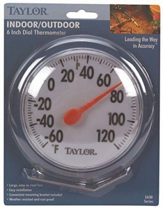 Chaney Instrument Taylor Indoor/outdoor Window Thermometer