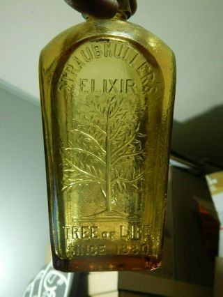 Nectar Of The Golden Life Of Health And Vitality (wheaton,  Nj) Vtg Glass Bottle