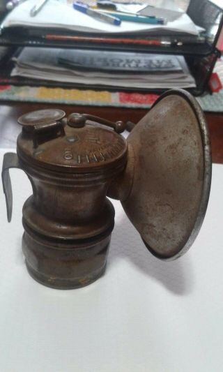 Vintage Autolite Miners Lamp Carbide Light 3