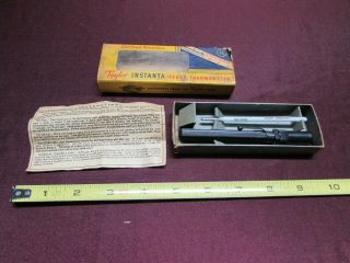 Vintage Taylor Instanta Clinical Fever Thermometer Set And Case