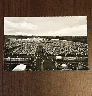 Watchtower Hamburg United Worshippers 1961 Convention Real Photo Postcard