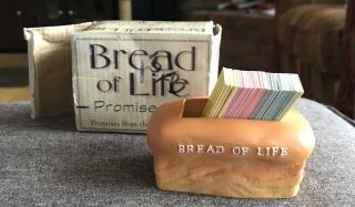 Vintage 1971 Cross Publishing Bread Of Life Church Bible Verses
