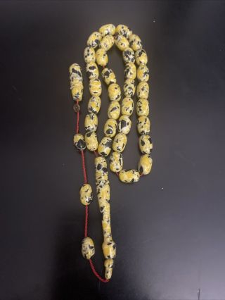 American Bakelite Catalin Katalin Tesbih Misbaha Faturan Rosary Prayer Beads