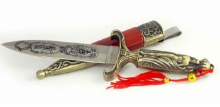Ornate Greek Athame Wiccan Pagan Ritual Witchcraft Altar Supply Ra176