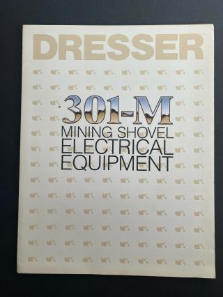 Dresser Marion Mining Shovel 301 - M - Electrical Features Excerpt Brochure 1980s