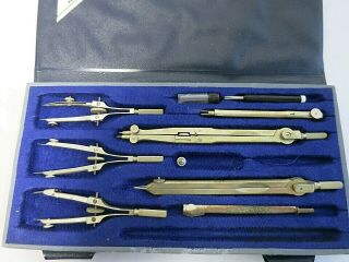 Alvin Precision Drawing Set Speed Bow Drafting Compass Set 709n Made In Germany