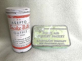 E.  D.  Bullard Co.  First Aid Snake Bite Kit,  B - D Asepto Snake Bite Outfit No.  2006