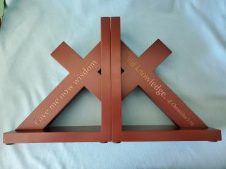Cross Bookends - " Give Me Now Wisdom And Knowledge " 2 Chronicles 1:10