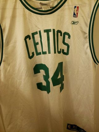 Nba Paul Pierce Boston Celtics 34 Home Reebok Jersey (xl)