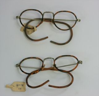 2 X Vintage Old Stock Spectacles,  No Lenses,  Cond.
