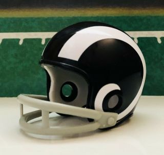 Los Angeles Rams - Riddell Pocket Pro 1967 Helmet Nfl (two Bar Face Mask) Rare