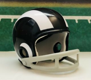 Los Angeles Rams - Riddell Pocket Pro 1967 Helmet NFL (Two Bar Face Mask) Rare 2