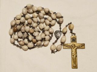 Vintage Religious Catholic Rosary Beads - Shrine Of The Little Flower - As Found