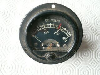 Vintage Dej Usa Volt Gauge / Meter - 2 15 /16 " Dia - Not