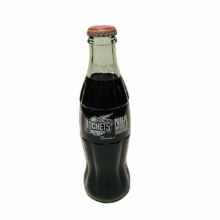 Vintage Houston Rockets 1994 - 1995 Nba Champs Coca - Cola Classic Bottle