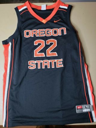 Nike Oregon State 22 Ncaa College Basketball Jersey Mens Large