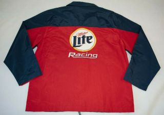 2 Rusty Wallace Size L Large Nascar Miller Lite Racing Chase Authentics Jacket
