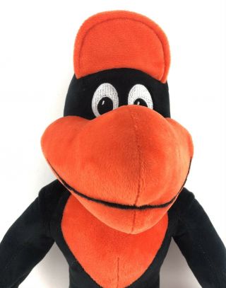 Baltimore Orioles Bird Mascot Plush 15” MLB W/Camden Yards Baseball 2