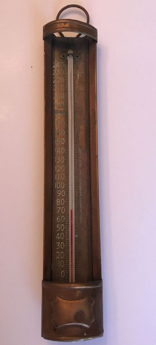 Steampunk Vintage Moeller Industrial Co Thermometer 0 - 240°f It