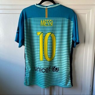 Barcelona Soccer Jersey Lionel Messi Number 10 Size Men 