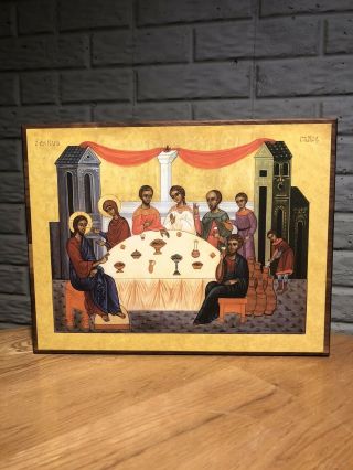 Jesus At The Wedding In Cana Painting Christian Bible Art Wood Wall Décor 11 X 8