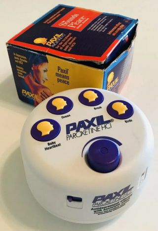 Paxil Paroxetine Hci Sounds Of Peace Sleep Machine Battery Operated Timer Noise