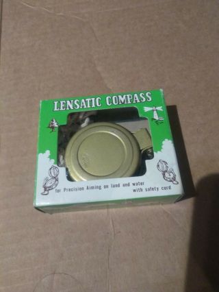 Vintage Lensatic Compass - Engineer Made In Japan 14 - 829