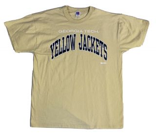 Vintage Russell Athletic Georgia Tech T Shirt Sz Large