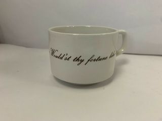 The Taltos Fortune Telling Teacup By Jon Anton Ironstone Made In England