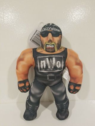 Body Bashers Hollywood Hulk Hogan 8 " Wrestling Toy Biz Wcw / Nwo W/tag