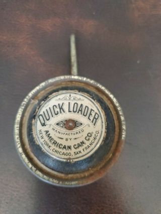 Vintage Veterinarian Quick Loader,  American Can Co. ,  N.  Y.  Chicago,  S.  F. ,  Cal.