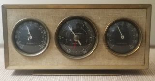 Vintage Airguide Weather Station Barometer Thermometer Hygrometer Retro.