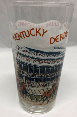 Vintage 1979 Kentucky Derby Churchill Downs Julep Glass 10oz Chip
