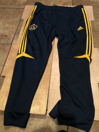 Adidas Los Angeles Galaxy Soccer Pants Pre - Owned Xl La Galaxy