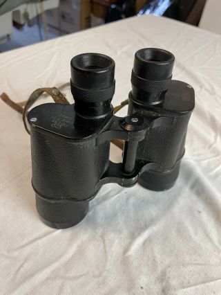 Vintage Toko Binoculars - 7 X 50 Field 7.  1 Degrees Coated With Leather Case