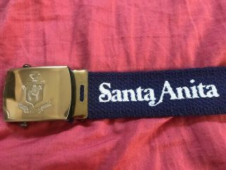 Vintage Santa Anita Park Belt Made in USA 2