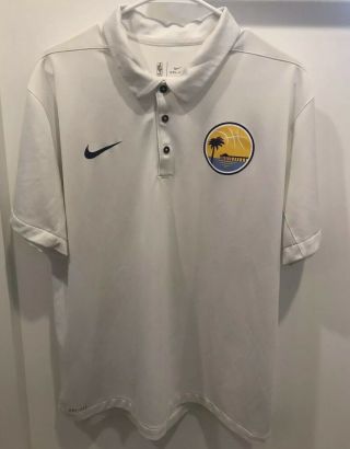 Mens Nike Dri Fit X South Bay Lakers Polo Shirt,  White - Size Xl