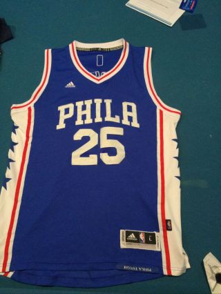 Ben Simmons 25 Philadelphia 76ers Jersey Size Large
