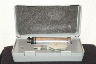 Rare Vintage Gowllands Opthalmoscope Diagnostic Ear Scope Tool With Case Medical