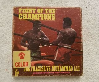 Fight Of The Champions Joe Frazier Vs Muhammad Ali 8mm Home Color Movie