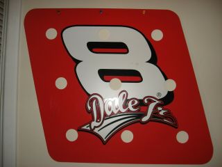 2016 Dale Earnhardt Jr.  8 Budweiser Pit Sign 24 In.  X 24 In.