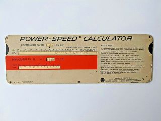 Vintage 1964 Pickett Inc.  Power Speed Slide Rule Calculator