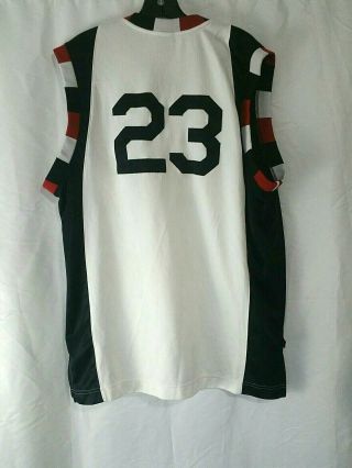 Vintage Nike Air Jordan 23 Jersey Size Large Black Red White Michael Jordan 3