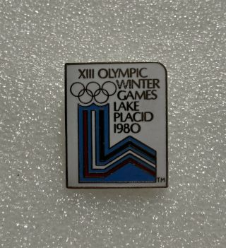 Lake Placid 1980 Winter Olympics Logo Pin,  Do You Believe In Miracles On Ice