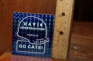 Vintage Coal Mining Decal Sticker Davis Construction Pineville Kentucky Go Cats