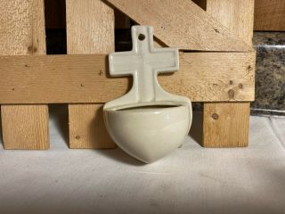 Vintage Wall Hanging Holy Water Font