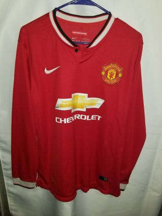 Nike Manchester United Long Sleeve Jersey Size Medium