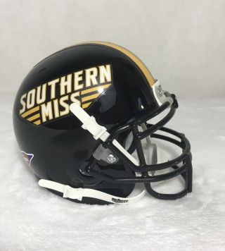 Southern Miss Mississippi Golden Eagles Schutt Mini Helmet (brett Favre)